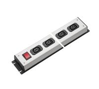 Regleta de enchufes Martin Kaiser de 8 vías con interruptor IEC C13 10Amp - 1021/8l-sw [10 Piezas]