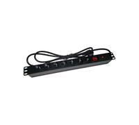 Regleta de enchufes para rack 19 pulgadas PDU enchufe 7 x PZ071U