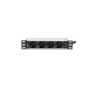Regleta de enchufes Rack 101U 250V/16A 4X Schuko I-CASE M10-4D