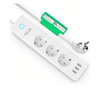 Regleta De Energía Inteligente Inalámbrica WiFi De 3 Vías 15A, 3450W, NOUS A5