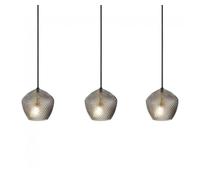 Nordlux Orbiform, lámpara de suspensión, vidrio ahumado - 3 focos