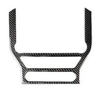 Regleta Decorativa Salida Aire Para Ford Para Mustang 2015-2021 Consola Central Fibra Carbono Panel Radio Cubierta Decorativa Pegatinas Decorativas(Frame)