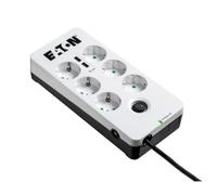 Regleta Eaton PB6UD 6 Tomas con Protección y 2 USB Interruptor LED