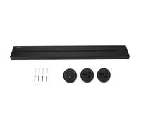 Regleta eléctrica de Montaje en Pared, Enchufe eléctrico extraíble, 600mm de Largo, para Oficina y hogar (2 Tomas Universales 13A 3250W + 1 Conector USB)