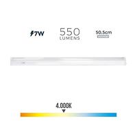 REGLETA ELECTRONICA LED 7W 600lm 4000K LUZ DIA 3,6x50,5x3cm EDM