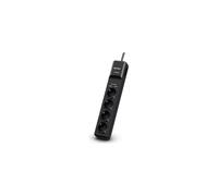 CyberPower P0420SUD0-DE limitador de tensión Negro 4 salidas AC 200 - 250 V 1,8 m