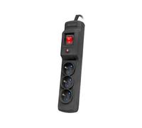 Regleta enchufes MULTI M3 5M 3X 230V PL negro M3/50/CZ