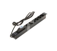 Regleta enchufes para armarios RACK 19 pulgadas PD-6/R-1P 1.8m