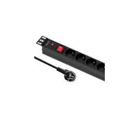 Regleta enchufes PDU anticarga para RACK 19 1U 16A 53996