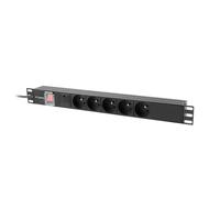 Regleta enchufes RACK PDU 19 1U 10A 5X 230V PDU-05E-0200-IEC-BK