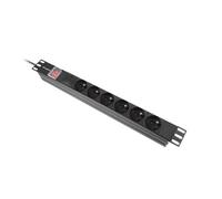 Regleta enchufes Rack pdu 19 1u 16a 6x 230v PDU-06E-0200-IEC-BK