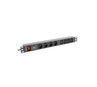 Regleta enchufes RACK PDU 1U 16A 4x230V PL PDU-04E04I-0200-BK
