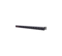 Regleta enchufes rack vertical 12 enchufes Schuko 714044