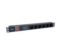 Regleta Equip 333317 6 Tomas Tipo F con Interruptor y Protección 1,8 m