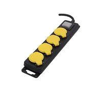 Regleta estanca, 4 x 16 A, con Interruptor, 3 m