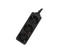 REGLETA EWENT 3 TOMAS (SHUKO) 16A CLAVIJA SHUKO NEGRA