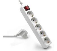 Regleta Ewent 5 Tomas Shucko 16A con Interruptor Iluminado y Protección para Menores