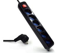 Regleta Ewent 6 Tomas 16A com Switch On/Off Negro