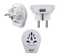 Regleta Hama World to Europe 1 Toma USB Universal Compacta Blanca
