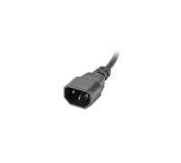 REGLETA LANBERG 1U 10A RACK 19 10X TOMA NEGRO 2M