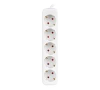 Lanberg Regleta 5 tomas Schuko Blanca 1,5 m