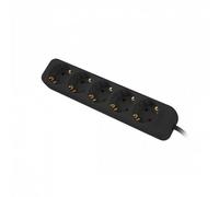 Lanberg Regleta 5 tomas Schuko Negra 3 m