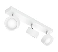 Regleta LED Bracia (16,5 W, L x An x Al: 43 x 8 x 12,5 cm, Blanco, Blanco cálido, 3 ud.)