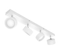 Regleta LED Bracia (22 W, L x An x Al: 60 x 8 x 12,5 cm, Blanco, Blanco cálido, 4 ud.)