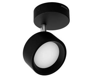 Regleta LED Bracia (5,5 W, L x An x Al: 9 x 9 x 12,5 cm, Negro, Blanco cálido, 1 ud.)