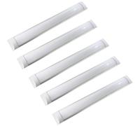 Regleta LED JANDEI Slim 1200mm 6000K Pack 5 Unidades Aluminio Blanco