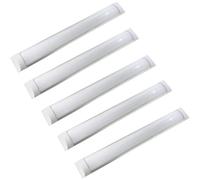 Regleta LED JANDEI Slim 1200mm 6000K Pack 5 Unidades Aluminio Blanco Frío