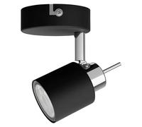 Regleta Meranti (35 W, L x An x Al: 8 x 8 x 15,5 cm, Negro, GU10, 1 ud.)