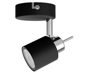 Regleta Meranti (35 W, L x An x Al: 8 x 8 x 15,5 cm, Negro, GU10, 1 ud.)