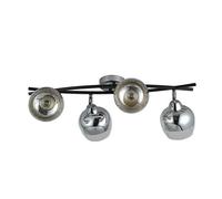 Regleta metal color cromo serie denali 60cm