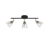 Regleta modelo INDIGO con tulipa de cristal transparente ALEMAR