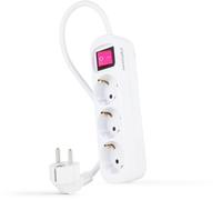 Regleta Nanocable 3 Tomas c/ switch 1.4 M Blanco