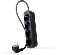 Regleta NanoCable 4 Tomas 1.4 M Negro