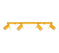 Regleta RING 4 focos orientables amarilla