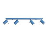 Regleta RING 4 focos orientables azul
