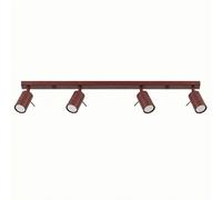 Regleta RING 4 focos orientables burdeos