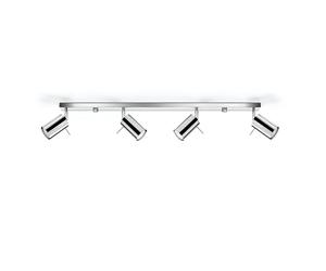 Regleta Ring 4 focos orientables con envío gratis Cromo