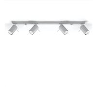 Regleta Ring 4 focos orientables con envío gratis Gris