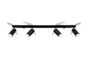 Regleta Ring 4 focos orientables con envío gratis Negro