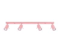 Regleta RING 4 focos orientables rosa