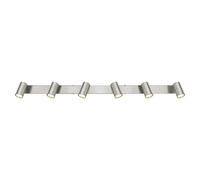 Regleta Robby (35 W, L x An x Al: 115 x 60 x 120 cm, Gris, GU10)