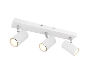 Regleta Robby (35 W, L x An x Al: 41 x 6 x 12 cm, Blanco, GU10, 3 ud.)