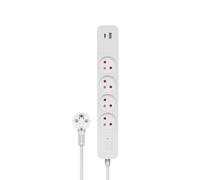 REGLETA DE 4 ENCHUFES + 2*USB 1.5M SAVIO LZ-11
