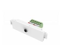 Regleta Vision TC3 1 Toma 3,5 mm Blanco ABS Compacta