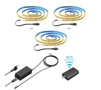 Regletas COB-LED JOR 100,0cm planas blanco cálido 32,07W c/u 1079lm juego de 3