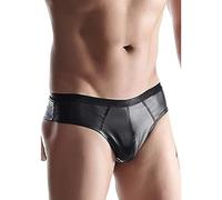 Regnes Fetish Planet Wetlook Men's Bragas estilo brasileño - Negro 79 ml